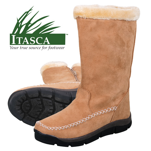 Itasca Women's Sand 11 Inch Micro-Suede Winter Boots