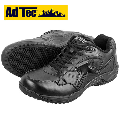 AdTec Black Lace Slip-Resistant Shoes