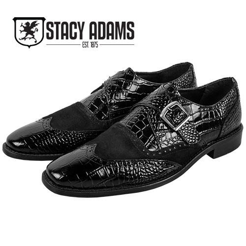 stacy adams black wingtips