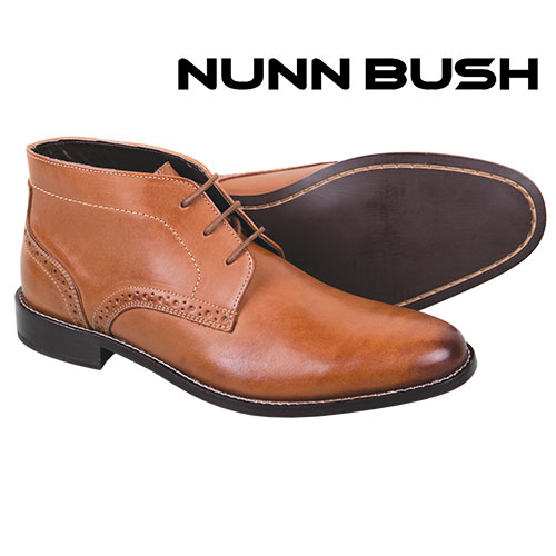 Nunn Bush Men's Cognac Nathanial Chukkas