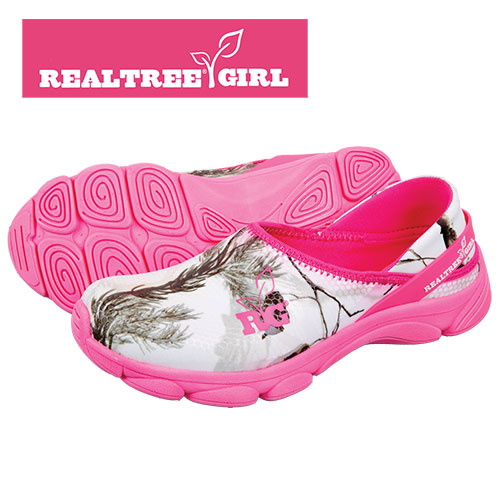 Realtree Girl Women's Pink Slip-Ons