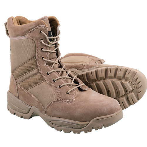 Coyote Men's Brown Tactical 8 Inch Boots