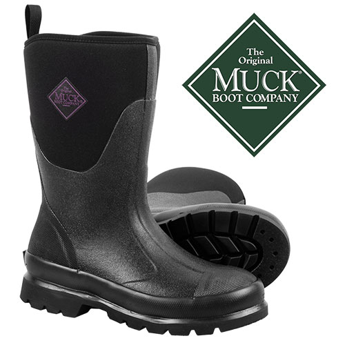 Muck Women's Black Chore Mid Boots