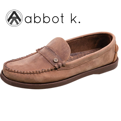Abbot K Men's Brown Kinney Slip-On Shoes