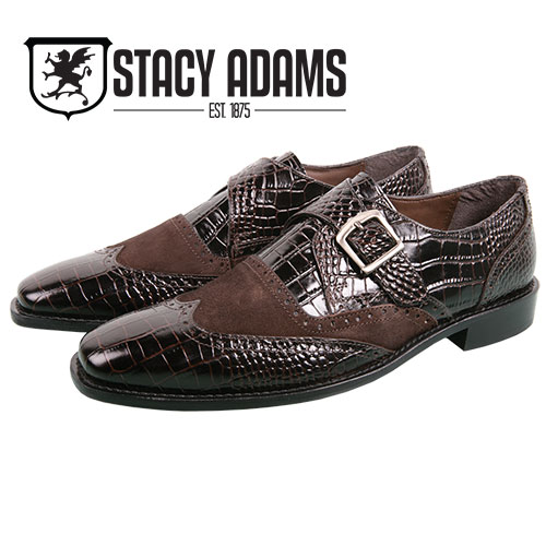 Stacy Adams Men's Brown Arrico Wingtip Shoes