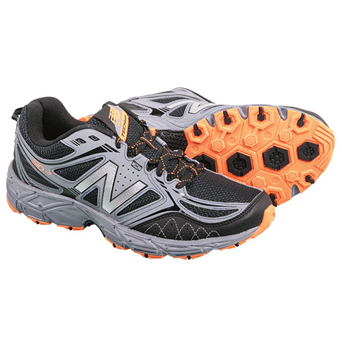 New Balance Men's Grey & Black Trail Running Shoes
