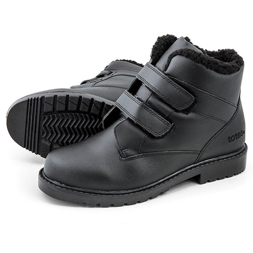 Totes Men's Waterproof Black Winter Boots