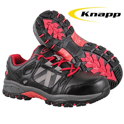 Knapp Men's Black Athletic Work Shoes