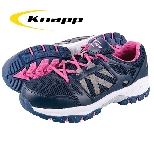 Knapp Women's Navy & Pink Athletic Work Shoes