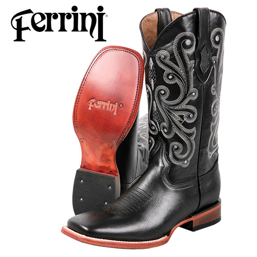 Ferrini Men's Black Calf Boots
