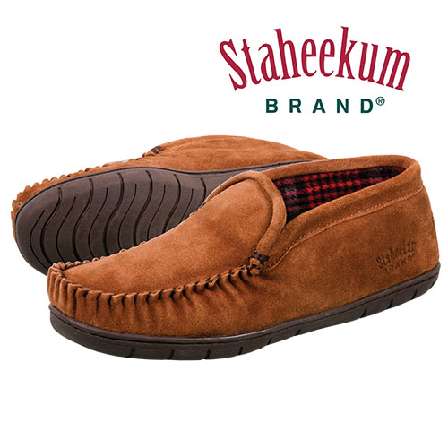 Staheekum Men's Suede Wheat Trapper Slippers