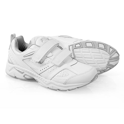 white memory foam shoes