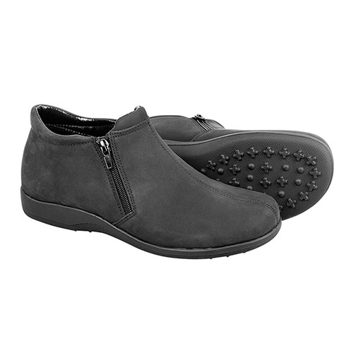 Walking Cradles Women's Black Zip Boots
