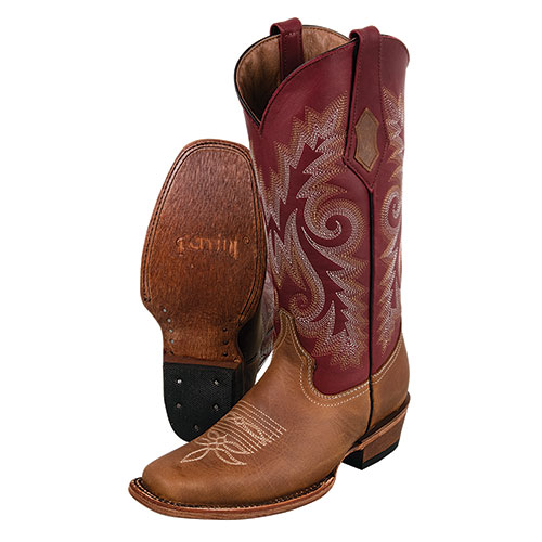 Ferrini Women's Brown Roughrider Boots