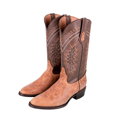 Ferrini Men's Antique Saddle Kangaroo Boots