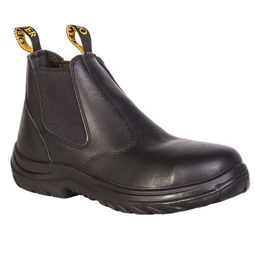 Oliver Men's Black Chelsea Pull-On Boots