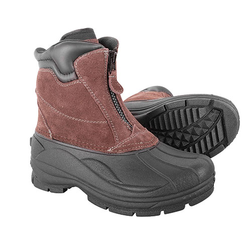 Front Zip Glacier Boots - Brown 
