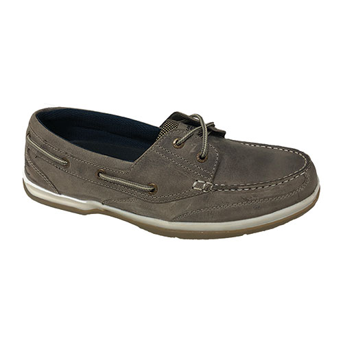 Island Surf Men's Classic Boat Shoes - Grey