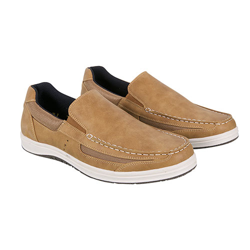Island Surf Men's Tan Casual Boat Shoes