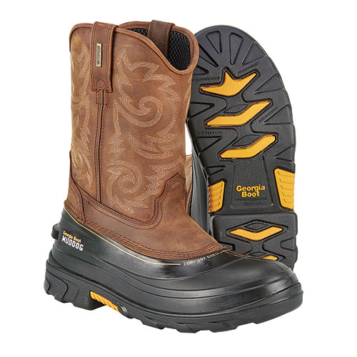 Georgia Muddog Men's Brown Western Wellington Boots