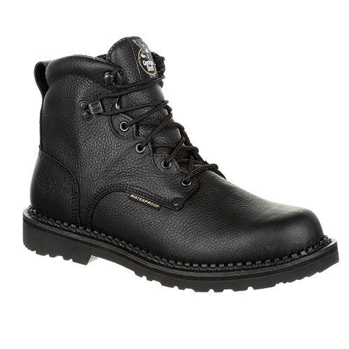 Georgia Men's Black 6" Waterproof Work Boots