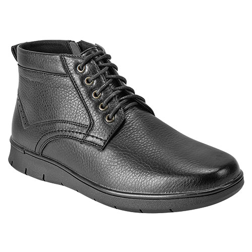 Maximus Men's Black Lace Side Zip Boots