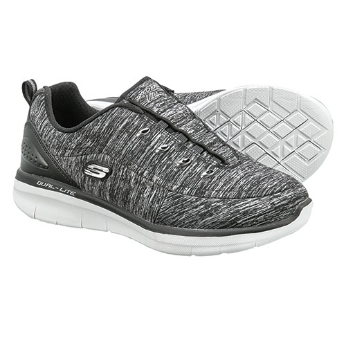 Skechers Women's Black Synergy 2.0 Scouted Shoes
