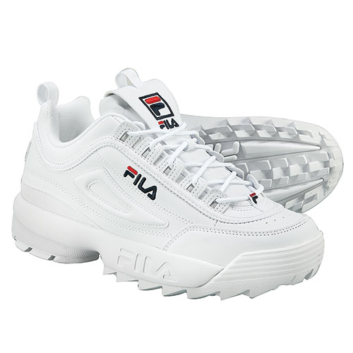 Fila Men's White Disruptor II Shoes