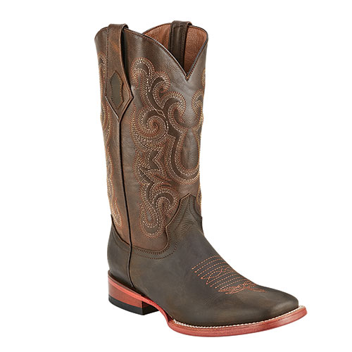 Ferrini Men's Chocolate Maverick Steel Toe Boots
