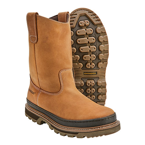 Chinook Men's Brown Rancher Wellington Boots