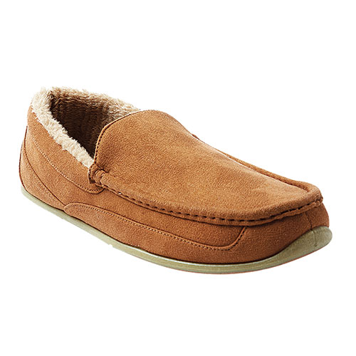 Deer Stags Men's Chestnut Spun Slippers