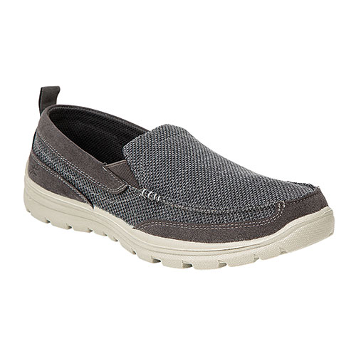 Deer Stags Grey Fitz Casual Slip-Ons