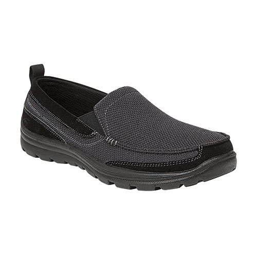 Deer Stags Black Fitz Casual Slip-Ons