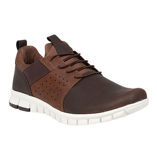 Deer Stags NoSoX Men's Brown Hybrid Slip-Ons