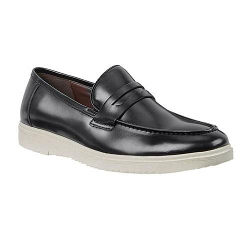 Roma Rio Men's Black Slip-On Shoes