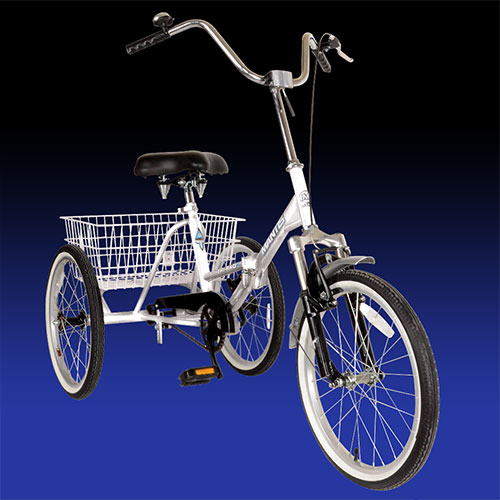 folding 3 wheel bicycle