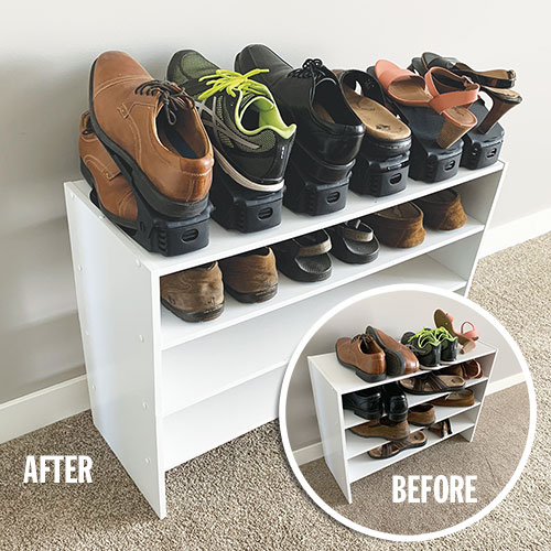 Home Basics Shoe Space Saver - 6 Pack