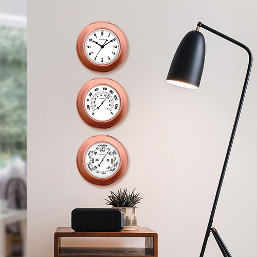 Bulova 3 Piece Weather Clock