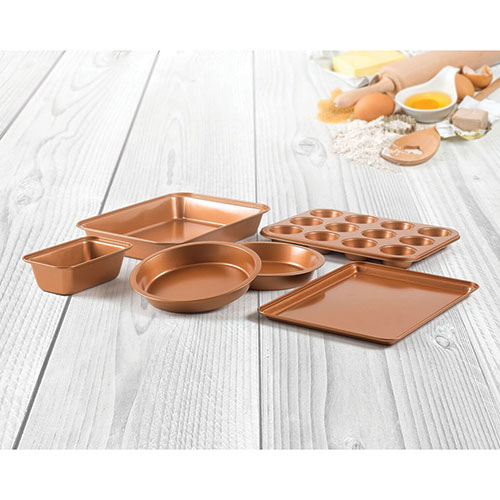 Copper Bakeware 6 Piece Set