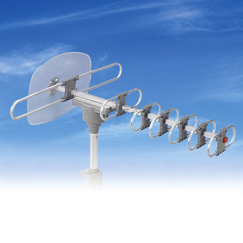 QFX 360 Degree Motorized Rotating HDTV Antenna