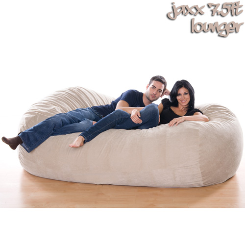 7.5FT VELISH BEANBAG-WHEAT