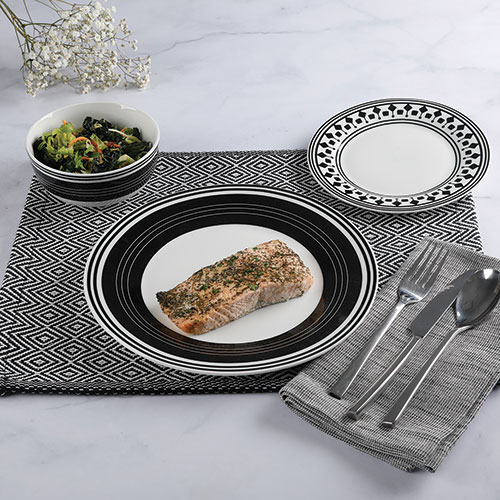 Gibson Home 12 Piece Melody Dinnerware Set