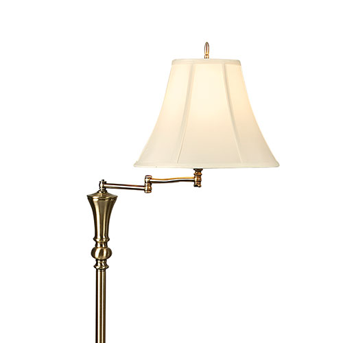 Antique Swing-Arm Floor Lamp