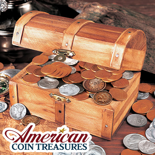 Historic Treasure Chest of Coins