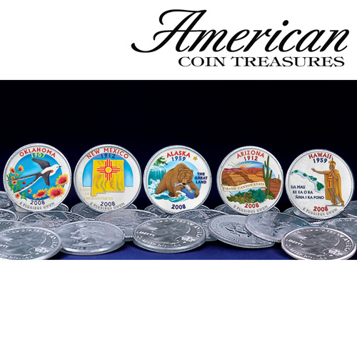 2008 Color State Quarters