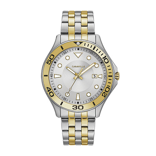 Caravelle Two-Tone Men's Watch