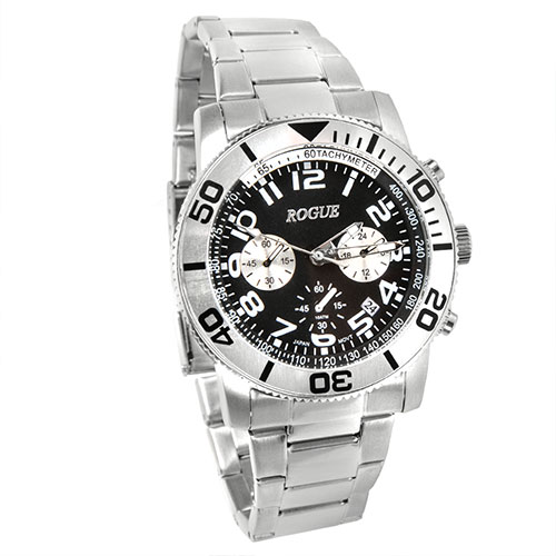 Rogue RGC40053 Men's Silver Diver Chrono Watch