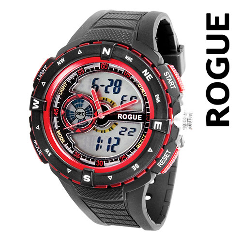 Rogue RG10882RD Black & Red Watch