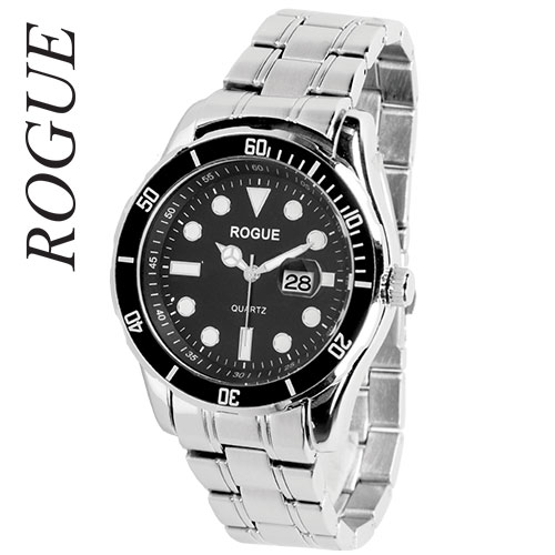Rogue Men's Black Dial Divers Watch