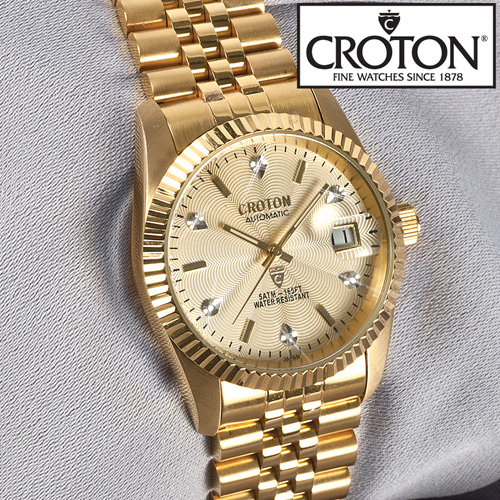 croton diamond watch